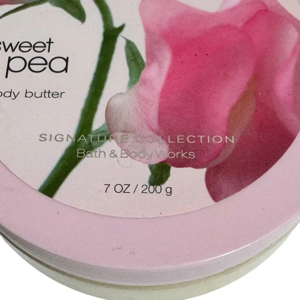 Bath & Body Works Sweet Pea Body Butter 7 oz Shea Rare Discontinued Retired-C
